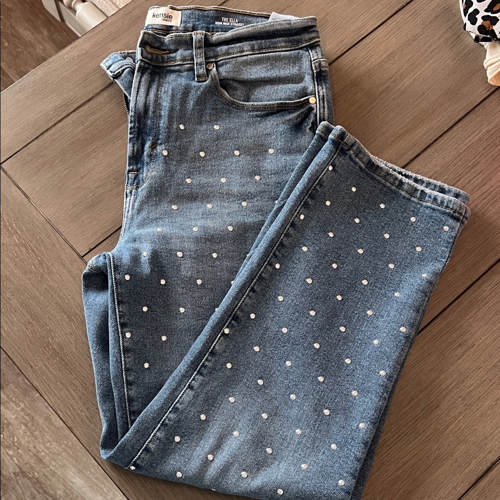 Kensie Jeans - Ella High Rise Straight - Size 8
